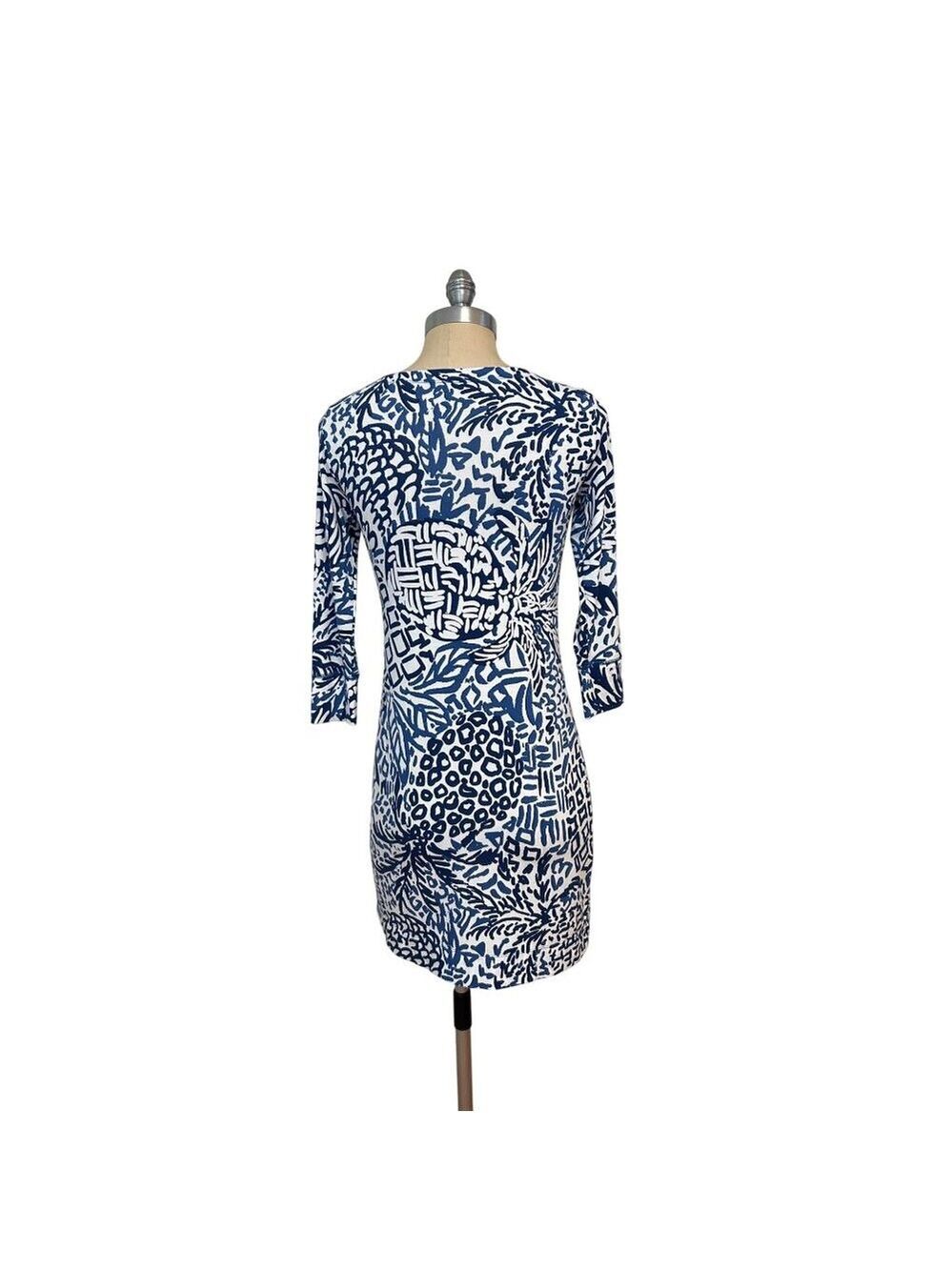 Lilly Pulitzer Sophie Dress Indigo Home Slice UPF 50 XS - Picture 4 of 6